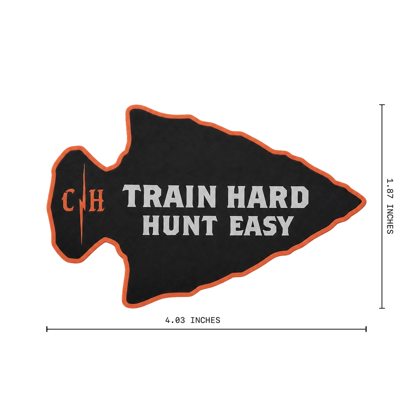 TRAIN HARD HUNT EASY 2.0 STICKER