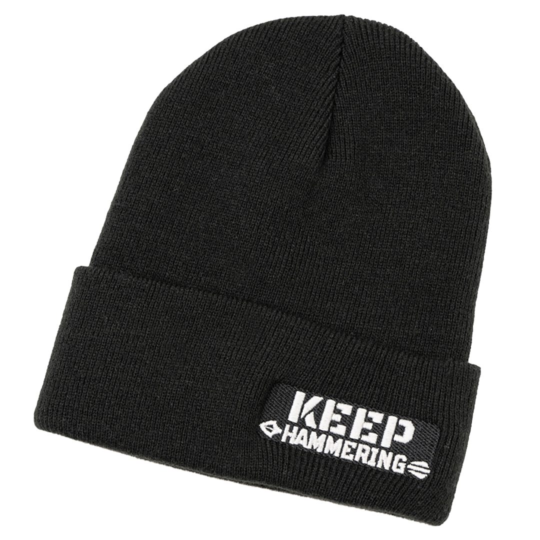 KEEP HAMMERING BEANIE