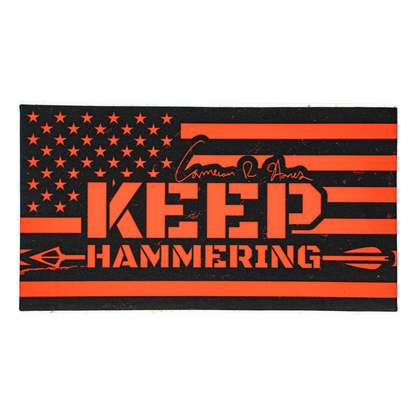 KEEP HAMMERING DECAL