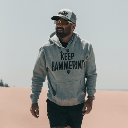 KEEP HAMMERING FLEX HOODIE