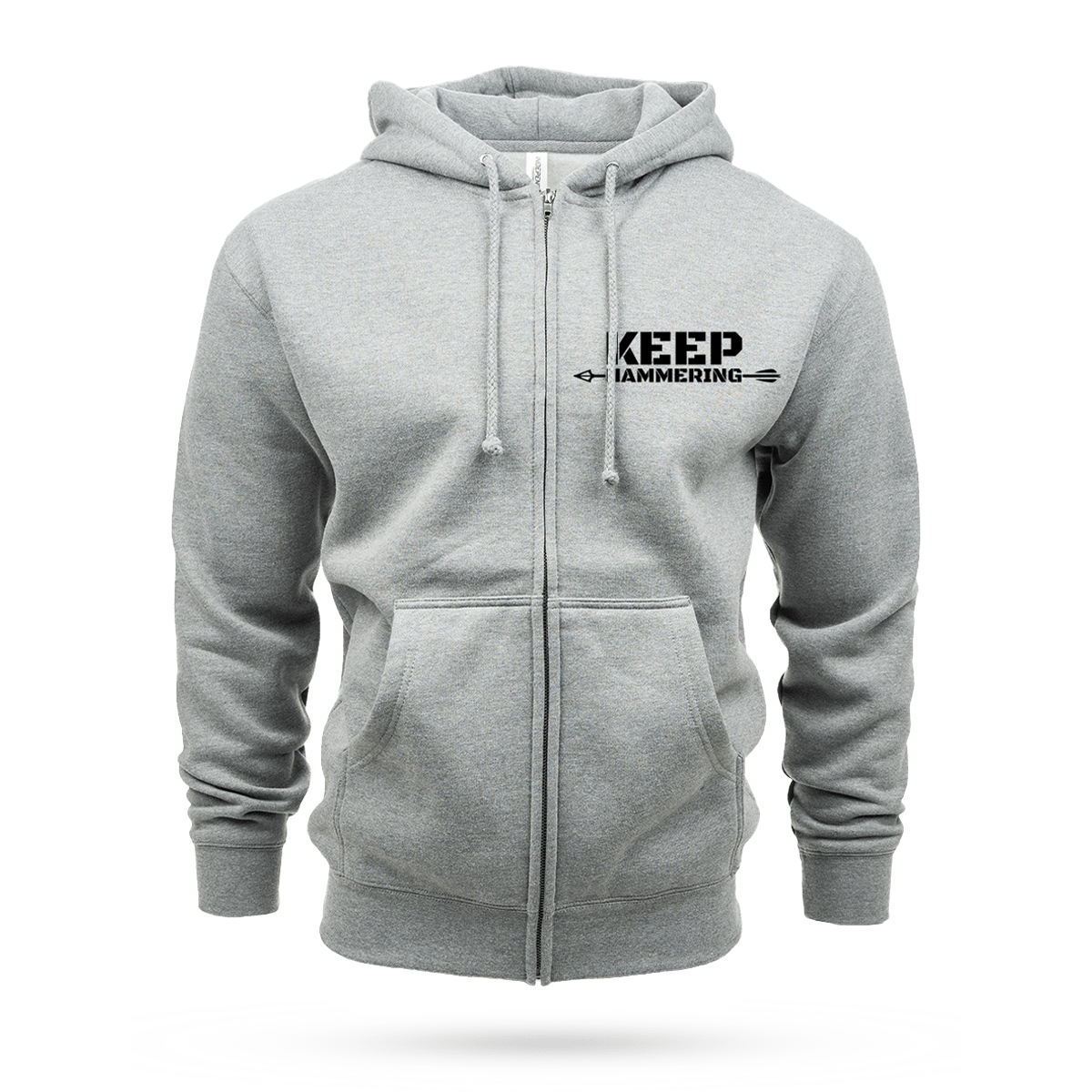 KEEP HAMMERING HEAVYWEIGHT ZIP UP HOODIE