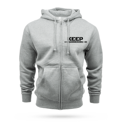 KEEP HAMMERING HEAVYWEIGHT ZIP UP HOODIE