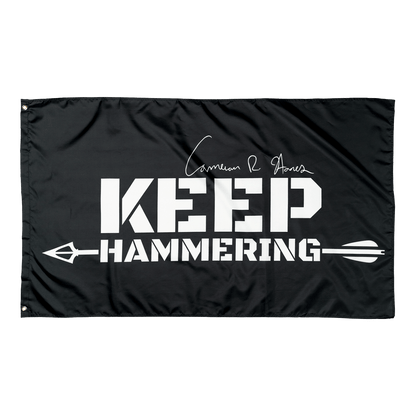 KEEP HAMMERING ORIGINAL FLAG