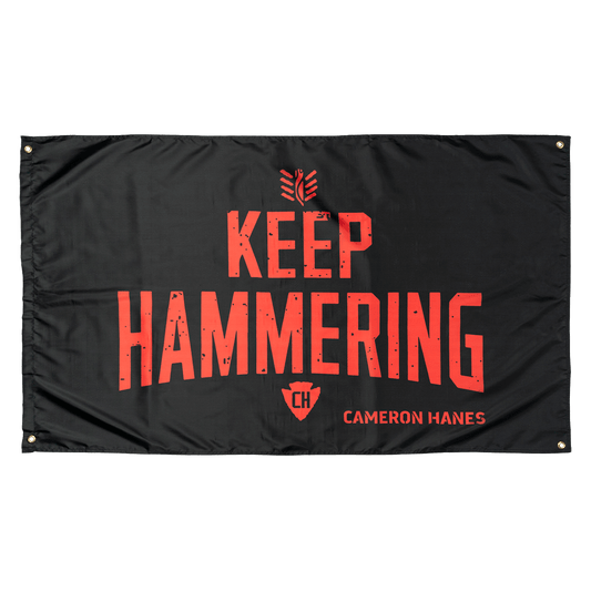 KEEP HAMMERING FLAG