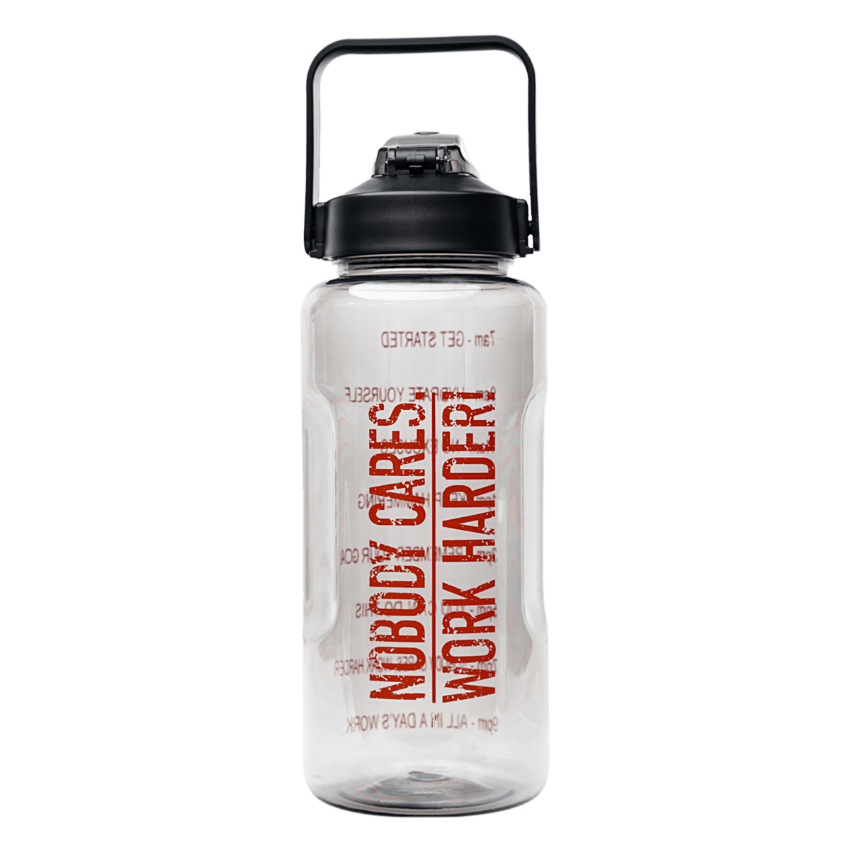 NOBODY CARES WORK HARDER - 1/2 GALLON WATER JUG