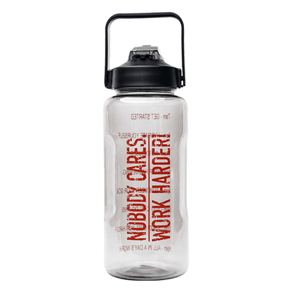 NOBODY CARES WORK HARDER - 1/2 GALLON WATER JUG