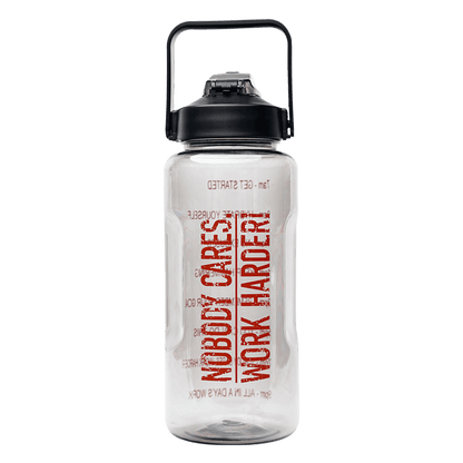 NOBODY CARES WORK HARDER - 1/2 GALLON WATER JUG