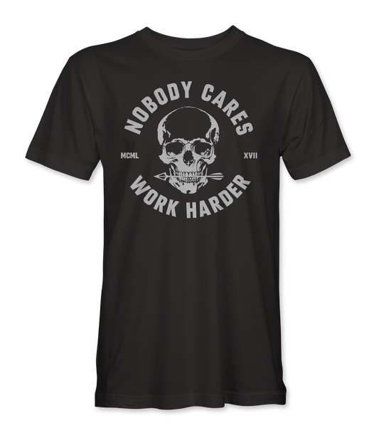 Nobody Cares Skull T-Shirt