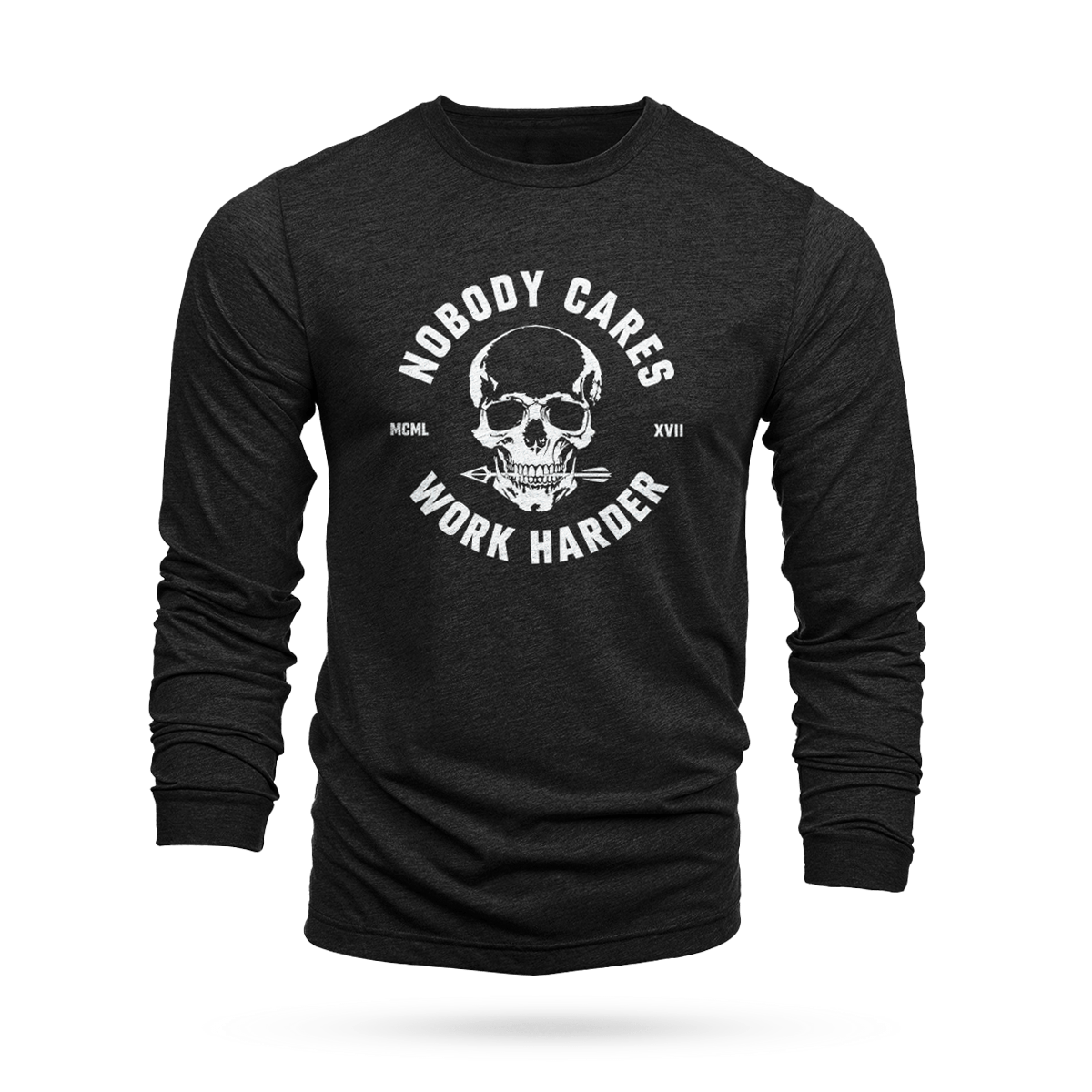 NOBODY CARES SKULL LONG SLEEVE