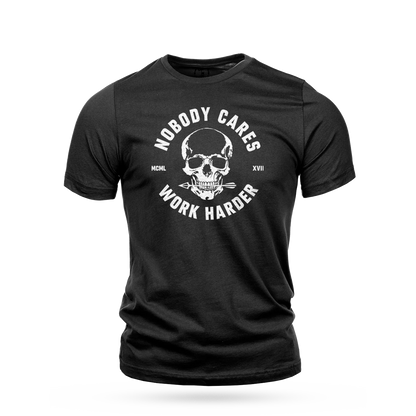 NOBODY CARES SKULL T-SHIRT