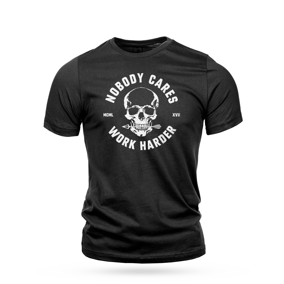 NOBODY CARES SKULL T-SHIRT