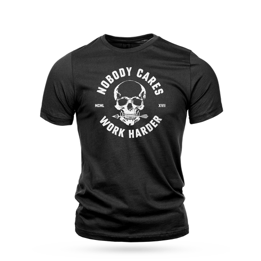 NOBODY CARES SKULL T-SHIRT