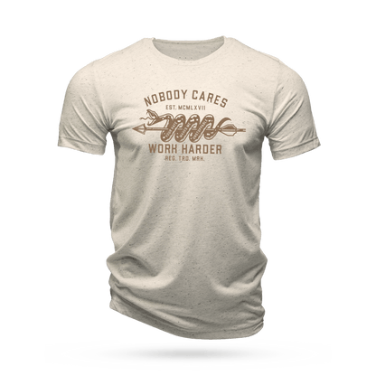 NOBODY CARES UNSTOPPABLE TRI-BLEND TEE