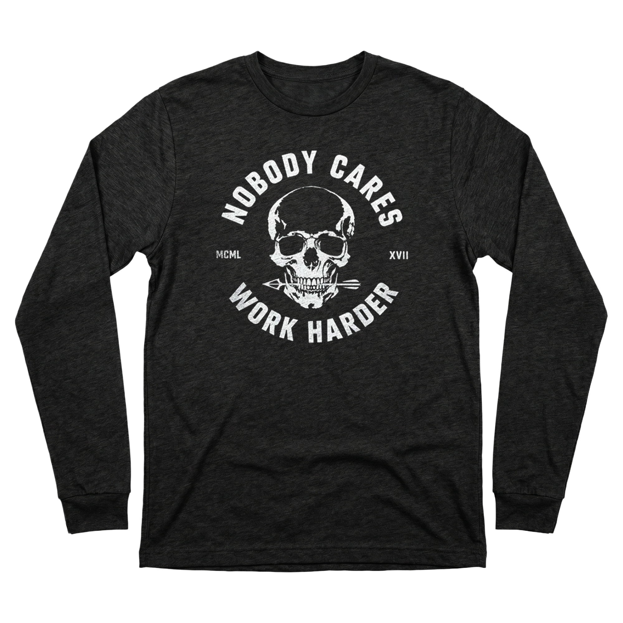 NOBODY CARES SKULL LONG SLEEVE