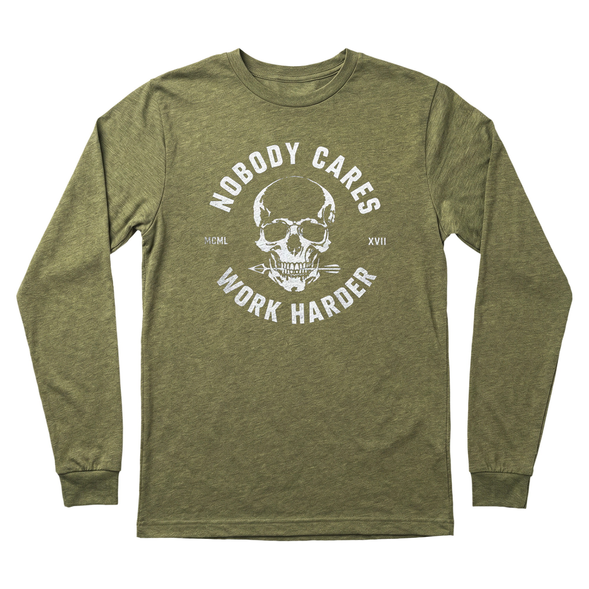 NOBODY CARES SKULL LONG SLEEVE