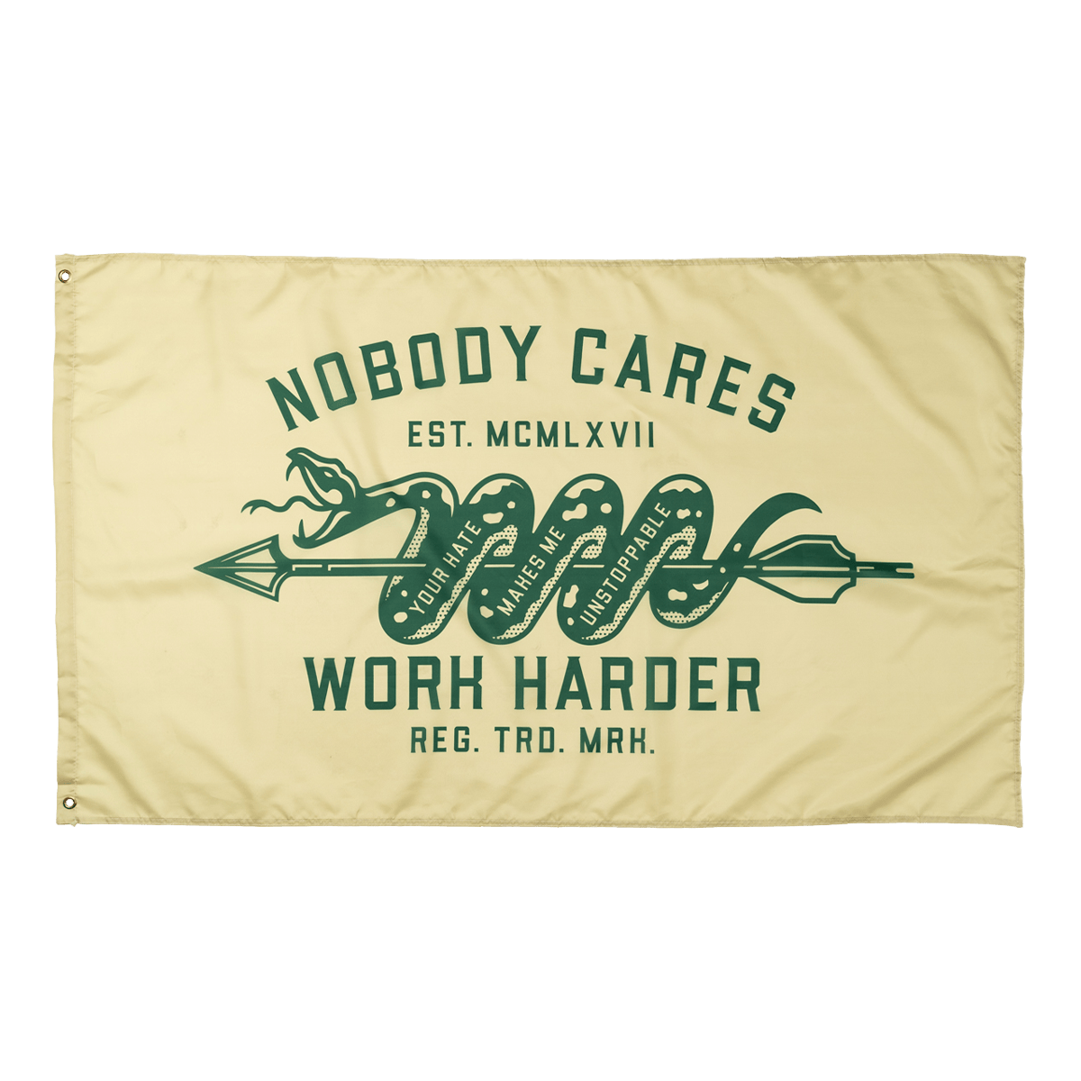 NOBODY CARES UNSTOPPABLE FLAG