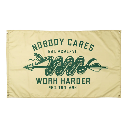 NOBODY CARES UNSTOPPABLE FLAG