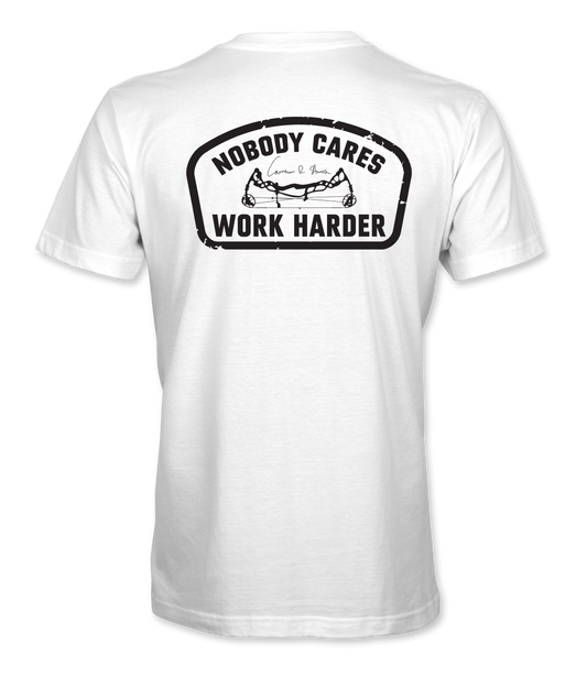 Nobody Cares Work Harder Patch T-Shirt