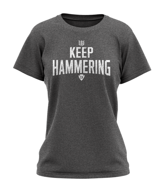 Keep Hammering Womens Cut T-Shirt