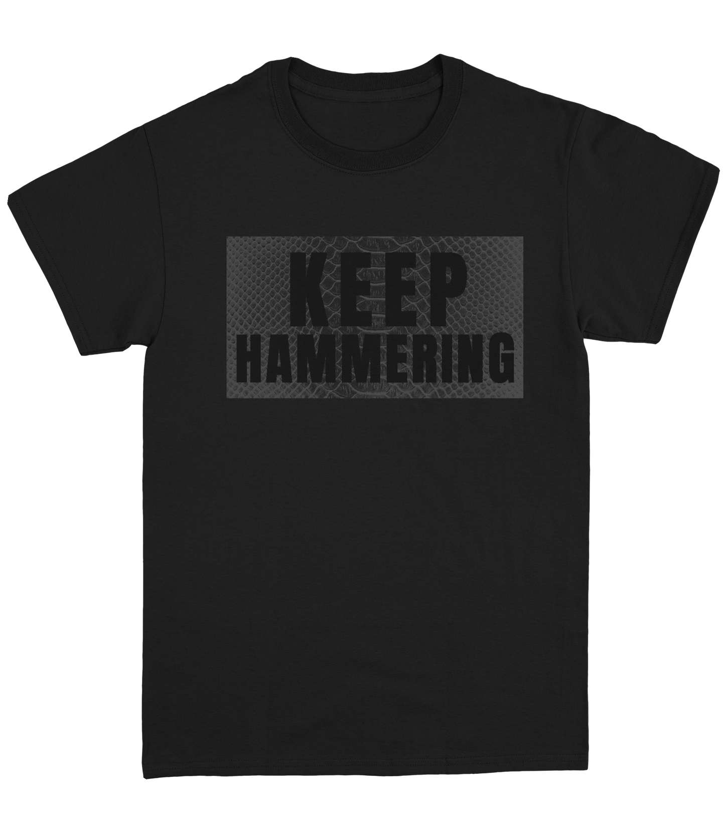 Keep Hammering Snake "Black Collection" T-Shirt