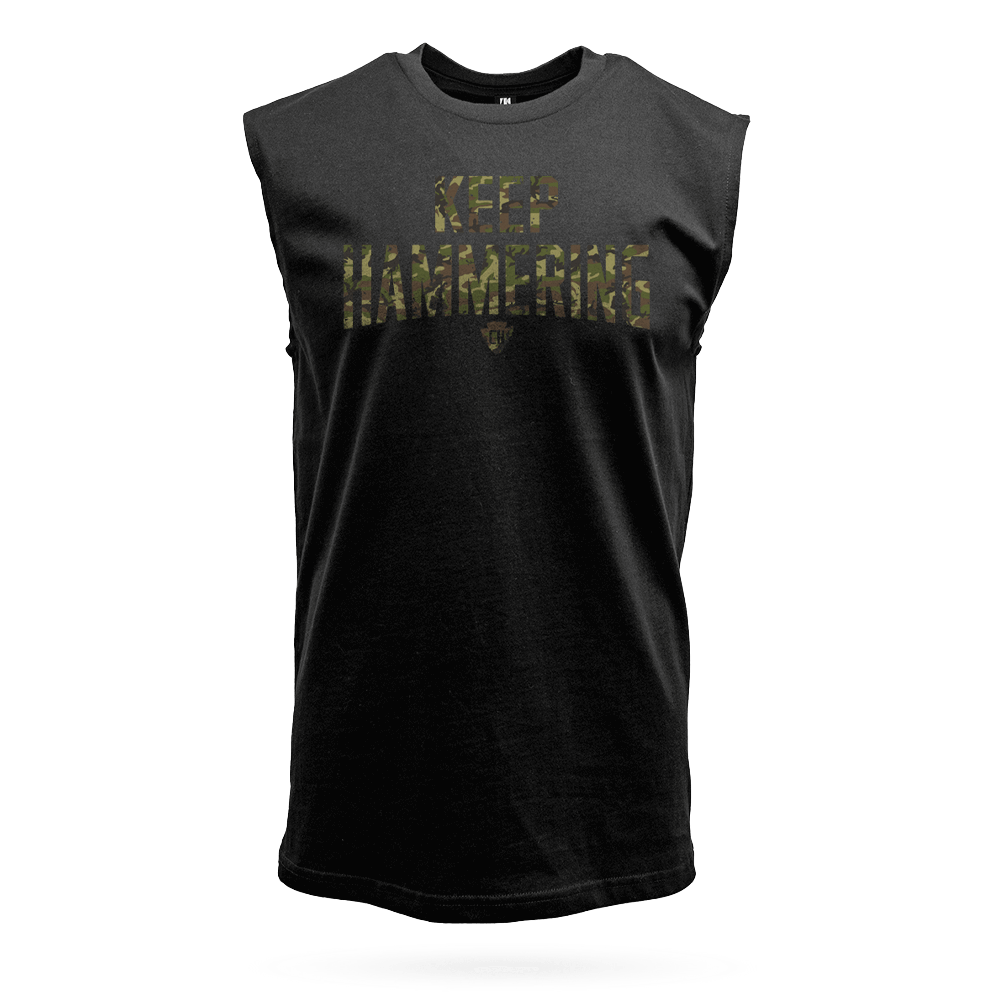 KEEP HAMMERING CAMO CUTOFF