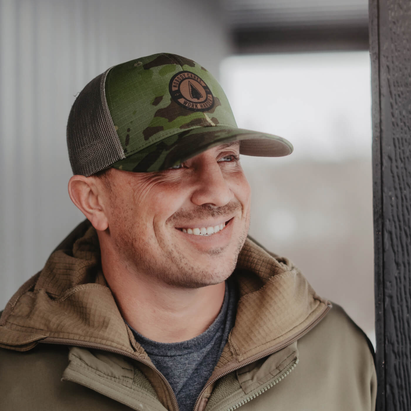Nobody Cares Broadhead Camo Hat | Richardson 112 Trucker