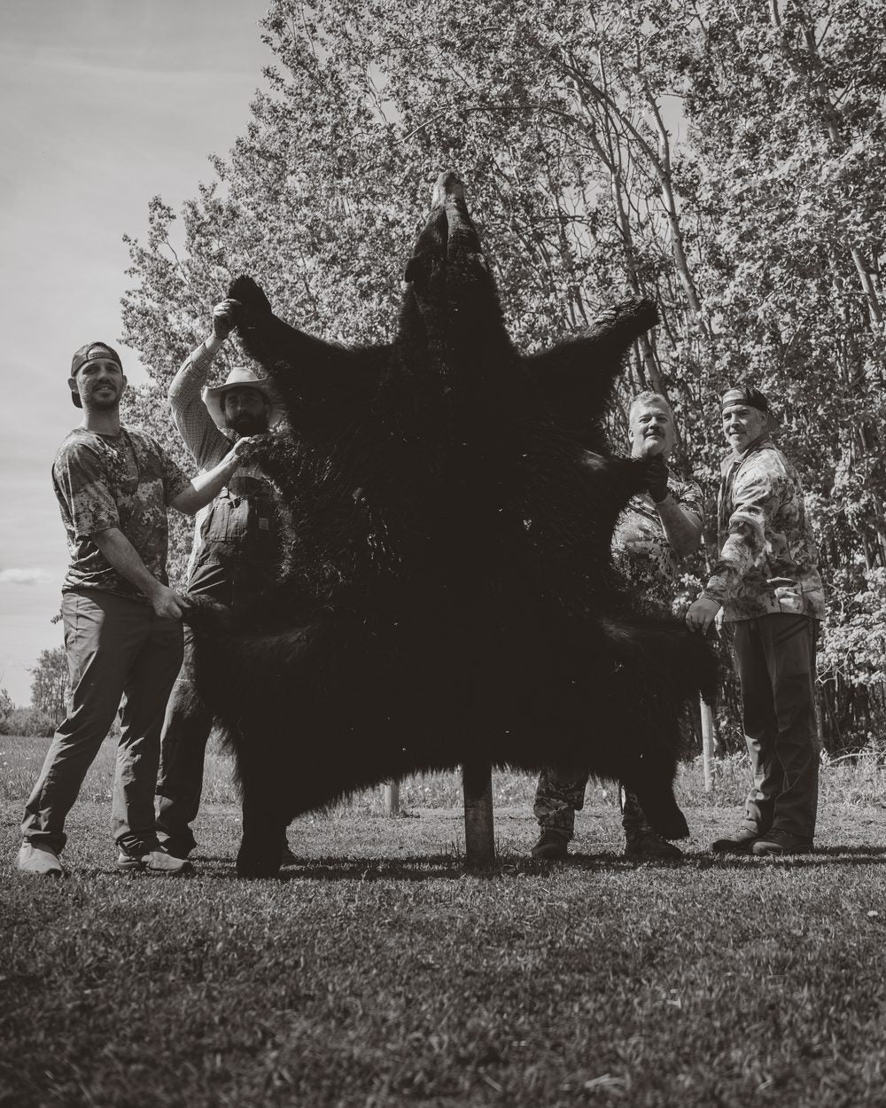 Bush Dragons bear hunt with the Rivets in Northern Alberta