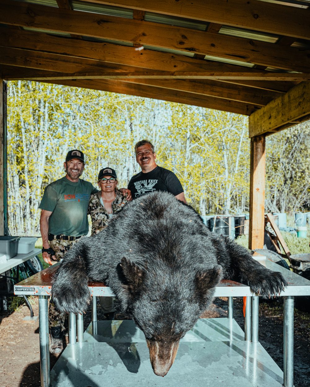 Bush Dragons bear hunt with the Rivets in Northern Alberta