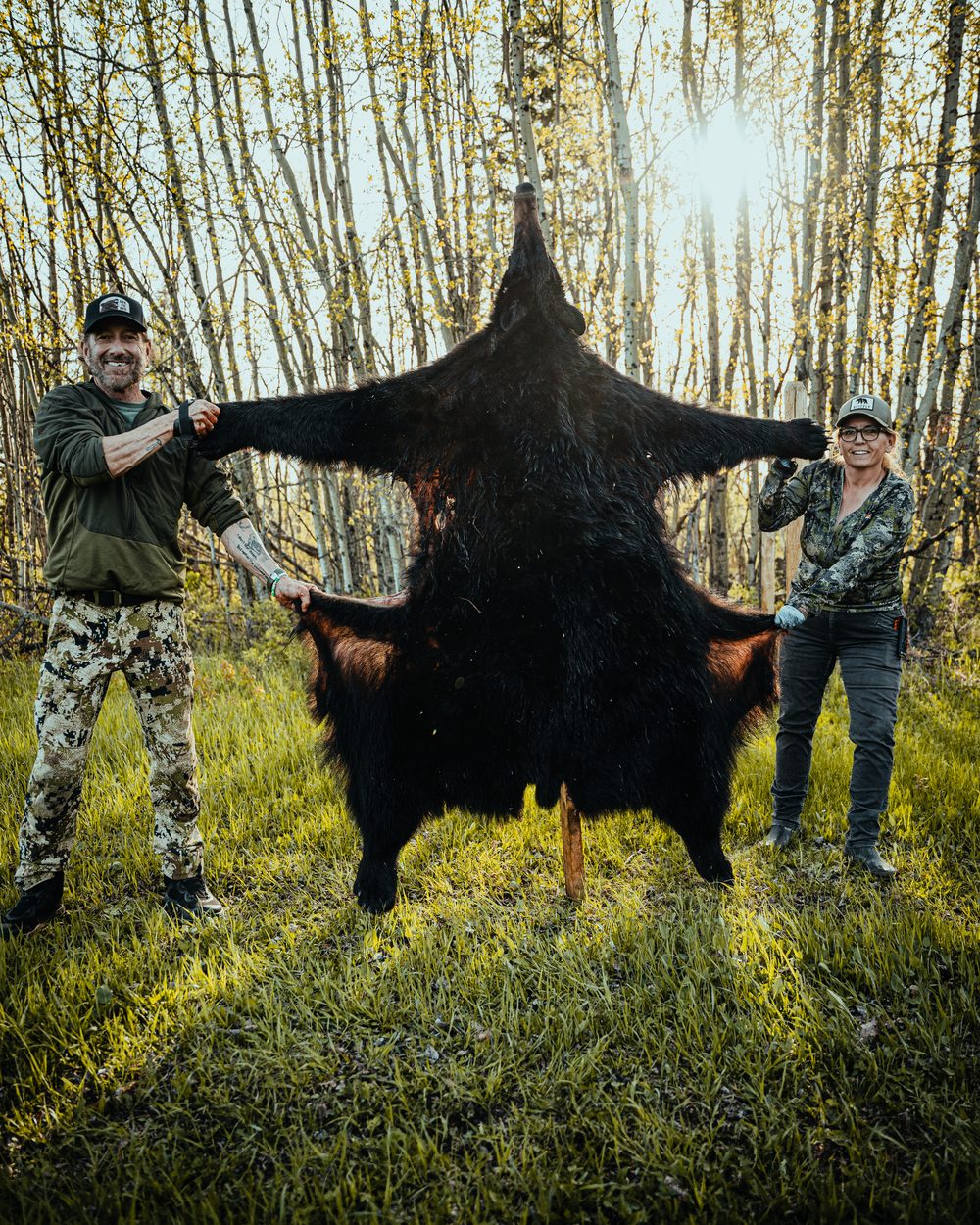 Bush Dragons bear hunt with the Rivets in Northern Alberta