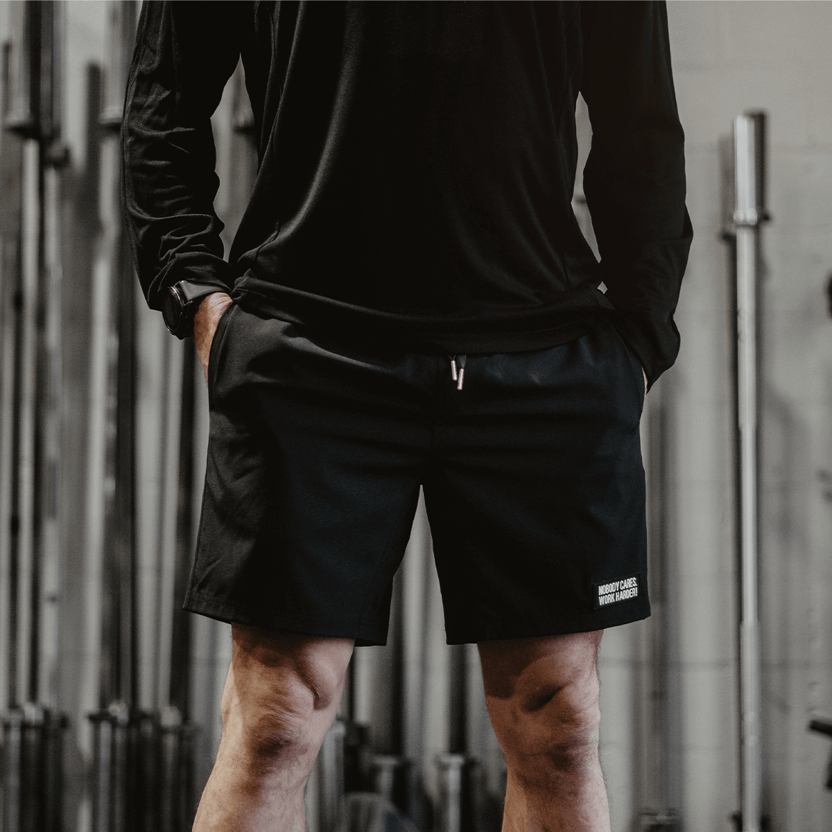 NOBODY CARES EVERYDAY SHORTS