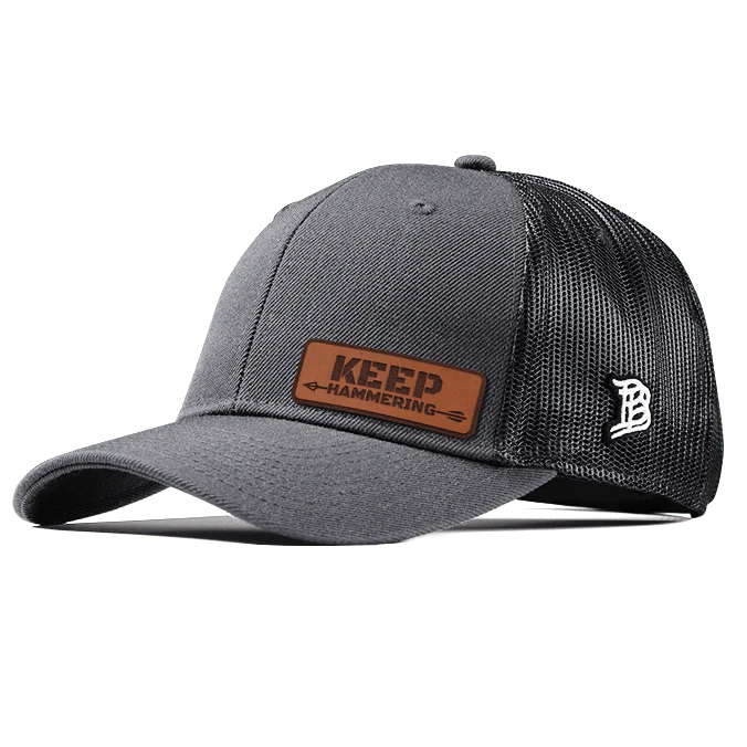 Cameron Hanes "Keep Hammering" Leather Patch Hat
